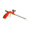 The manufacturer's plastic foam gun has a green handle and an orange handle. It is a thickened polyurethane foam gun with strong air tightness Application Scenario
